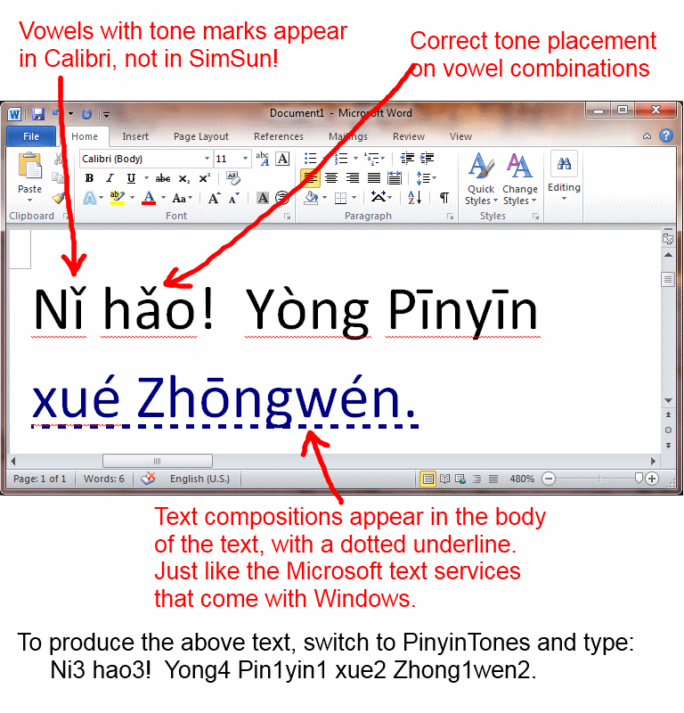 type Pinyin with tone marks into any Windows program - Resources for Studying Chinese - Chinese-forums.com